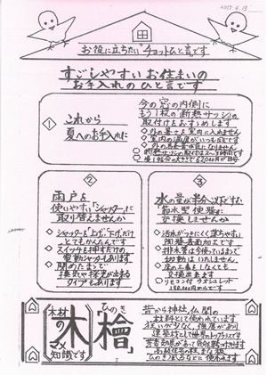 アーキプランからお客様へのDM提案