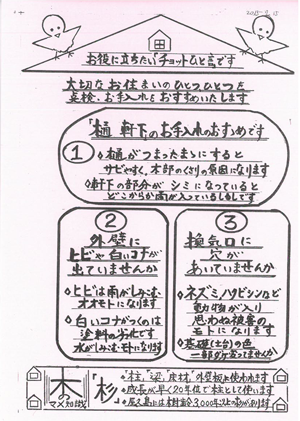 アーキプランからお客様へのDM提案